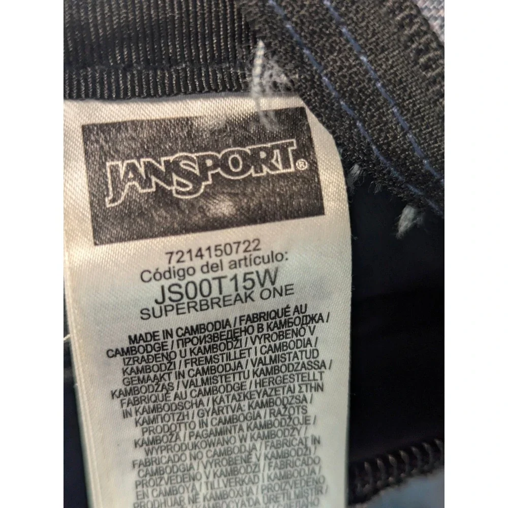 JanSport Galaxy Print Backpack Unisex OS Blue Purple Good Cosmic SuperBreak